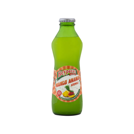 Beypazarı Maden Suyu - Aromalı Cam Şişe 0,2 L (Mango - Ananas) 