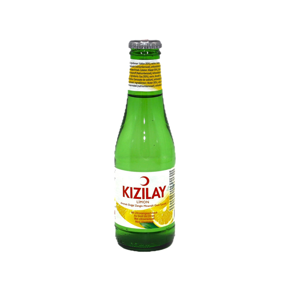 Kızılay Maden Suyu - Aromalı Cam Şişe 0,2 L (Limon) 